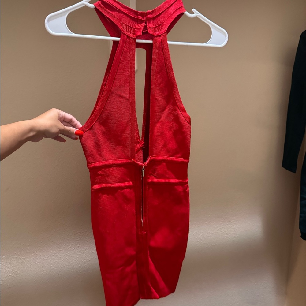 bebe Red Dress